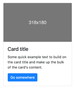 Bootstrap Cards Beispiel